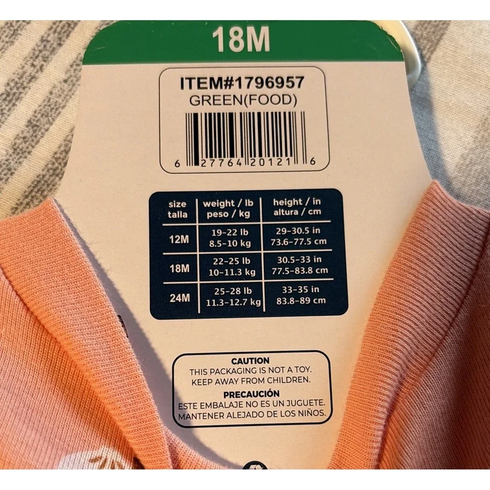 Pekkle 2-pack Sleepers - Bacon & Eggs / Dumplings - 18M - NWT